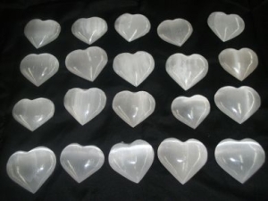 Selenite Heart