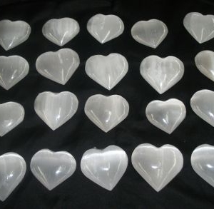 Selenite Heart